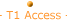 T1 Access